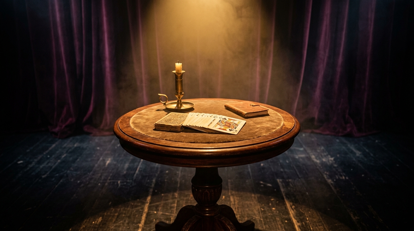 Escenario teatral mágico de Incantare en Teatro Ernesto Aronna